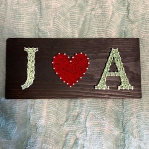 Couples decoration sign